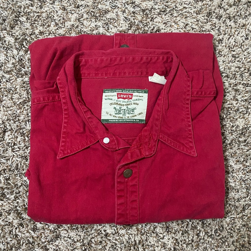 Vintage Levi Long Sleeve Button Up